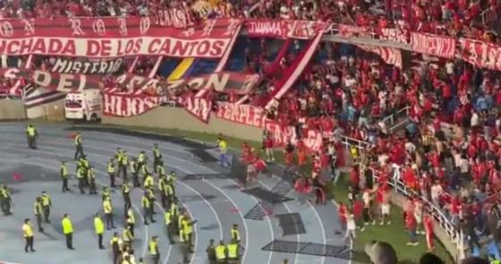 Drásticas sanciones para el América luego de los disturbios en el Pascual Guerrero