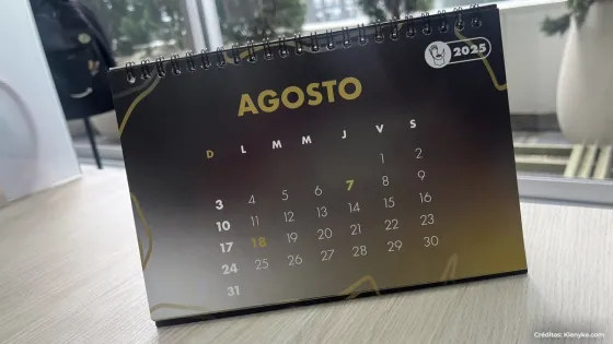 Calendario de festivos en Colombia.