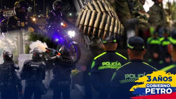 Balance de tres años de Gobierno Petro en seguridad.