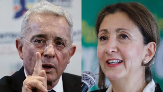 Expresidente Álvaro Uribe e Ingrid Betancourt.
