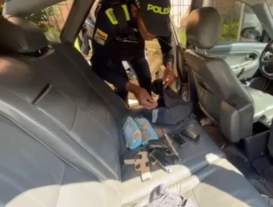 Hallan carro y armas del atentado a activistas venezolanos en Bogotá