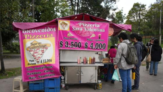 Pizzería Sara Valentina a las afueras de la U. Nacional
