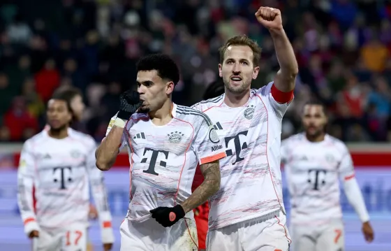 Luis Díaz junto a Harry Kane, dos de los goleadores que ocupan el top