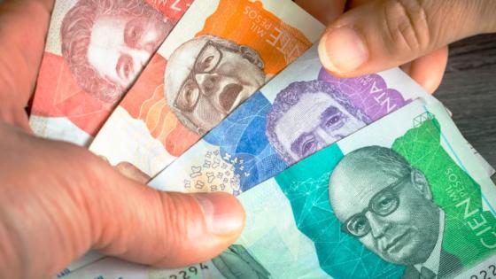Billetes de Colombia.