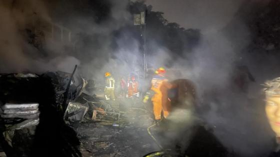Incendio en Bucaramanga.