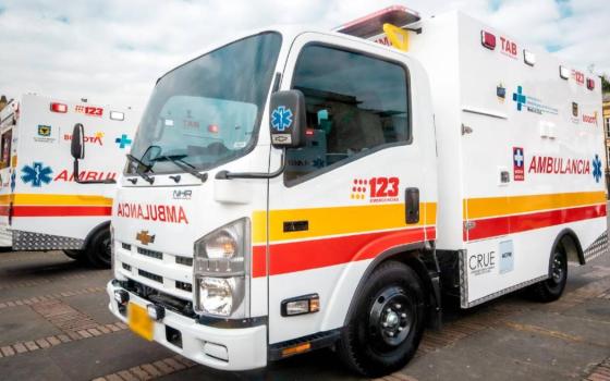 Ambulancias en Bogotá.