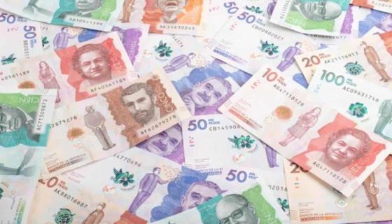 Billetes de Colombia.