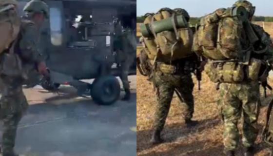 Tropas del Ejército Nacional.
