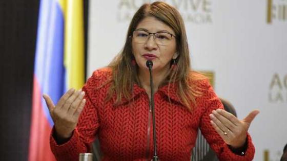 senadora del partido Farc