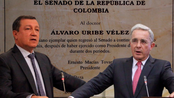 Ernesto Macías en la mira de la Corte Suprema por placa de Uribe en el Congreso