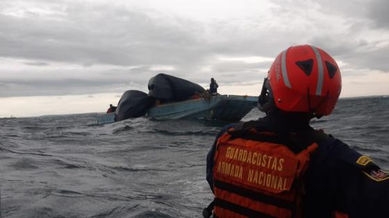 Rescates altamar huracán Iota
