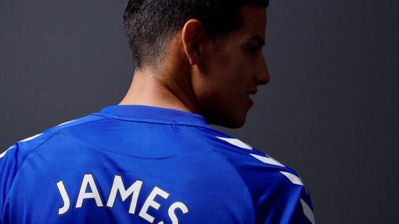 james rodríguez en el everton