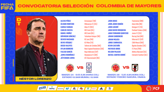 Néstor Lorenzo confirma convocados a primera fecha FIFA