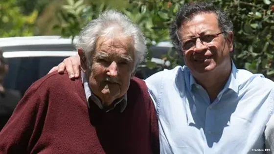 Pepe Mujica y Gustavo Petro