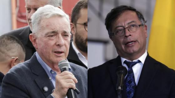 Álvaro Uribe y Gustavo Petro.