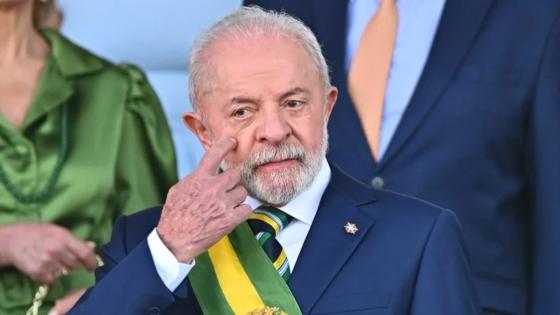 Lula da Silva, presidente de Brasil.