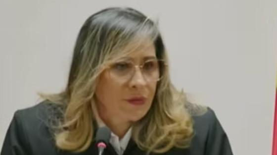 Jueza Sandra Heredia.