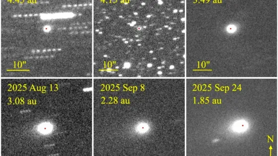 Movimientos del 3I ATLAS captados por telescopio.