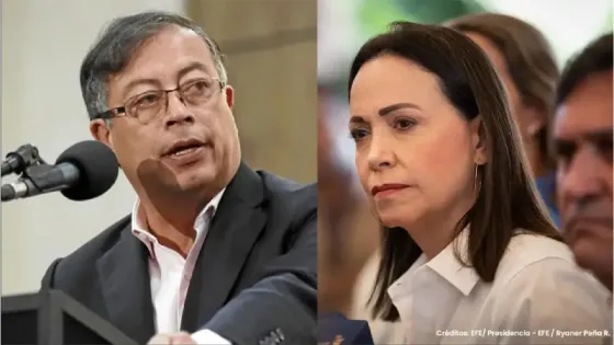 Gustavo Petro críticas María Corina Machado