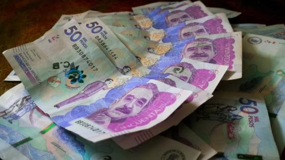 Billetes de Colombia.