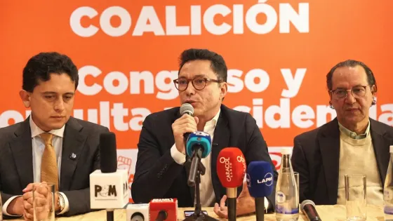 El exgobernador del Magdalena Carlos Caicedo, el exministro Luis Carlos Reyes y el exmagistrado Jaime Araújo Rentería