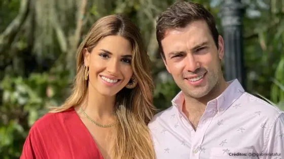 Gabriela Tafur celebra cumpleaños de Esteban Santos