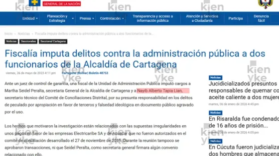 Notas judiciales