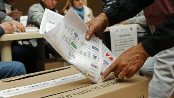 Elecciones en Colombia.
