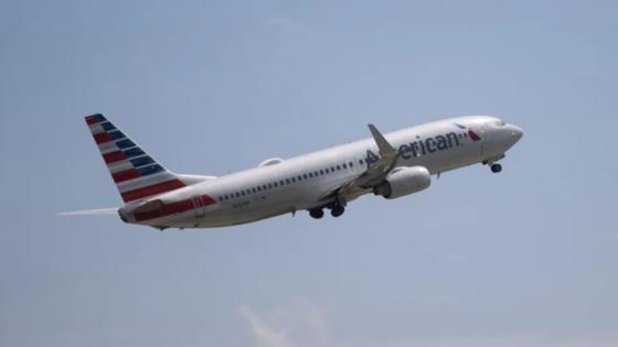 Avión de American Airlines.