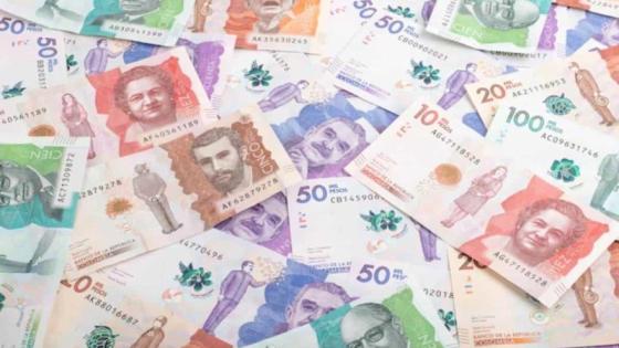 Billetes de Colombia.
