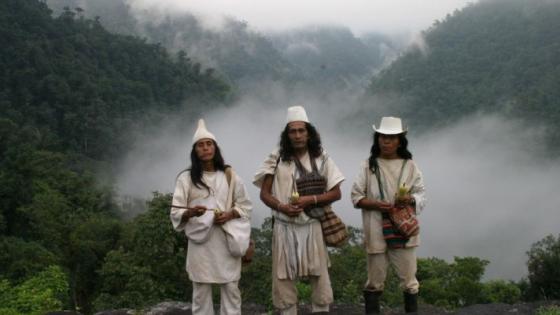 Indígenas arhuacos.