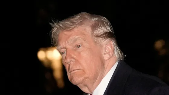 US President Donald Trump walks on the South Lawn of the White House upon his return to Washington, DC, USA, 29 March 2026. 
