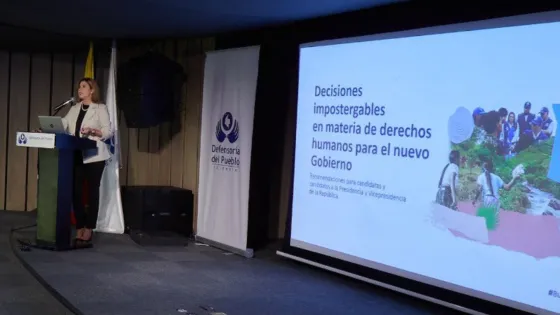 Defensoría fija agenda de DD. HH. para presidenciales